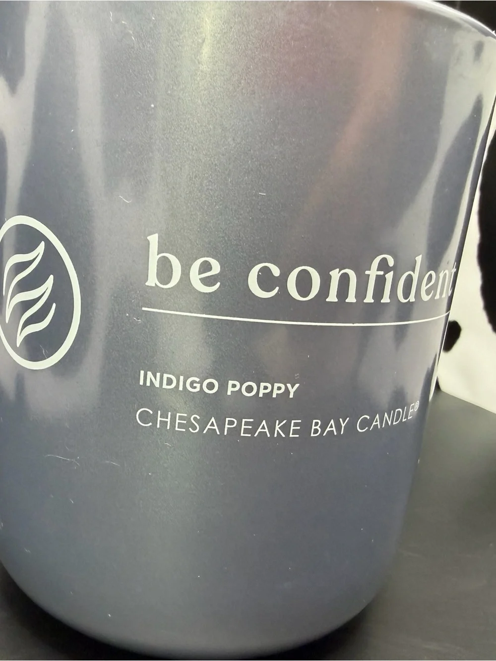 Chesapeake Bay Indigo Poppy Matte Blue Large 13oz Jar Candle